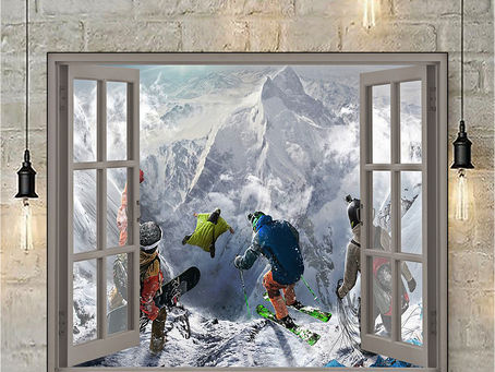 OFFICIAL Winter sports window view poster