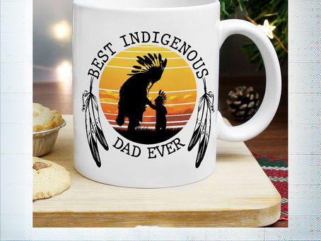 TOP Native American Best indigenous dad ever mug