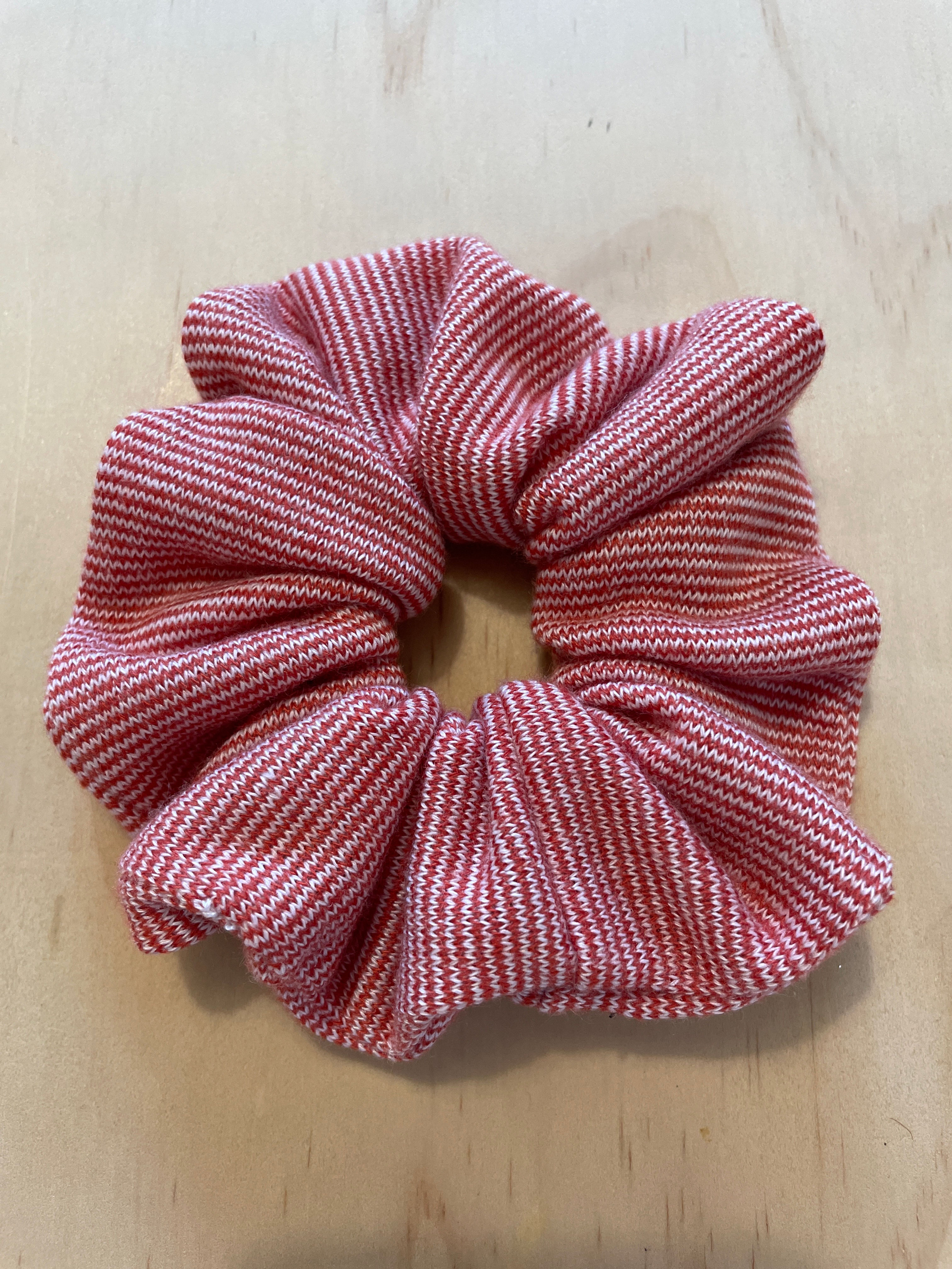 Chouchou en lainage rayé 