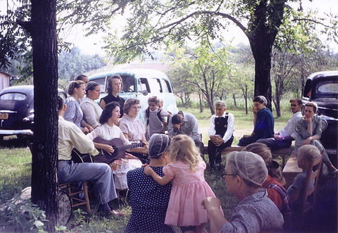 CongregationGatheringUnderTrees