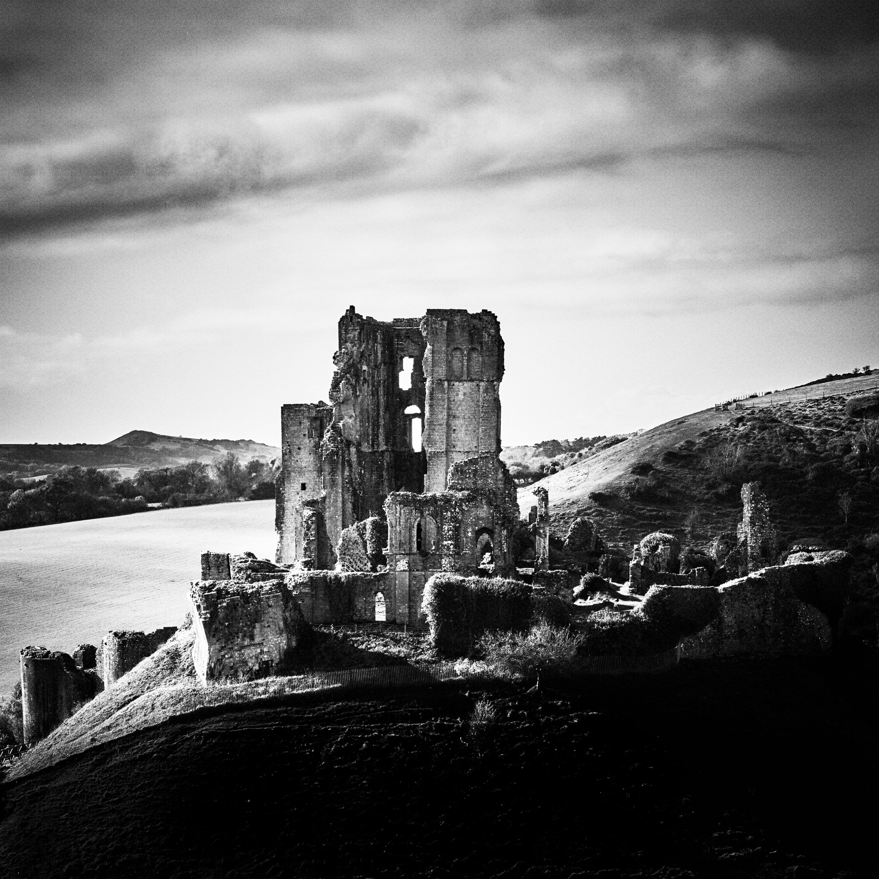 Giclee Print - Corfe Castle, Study 9