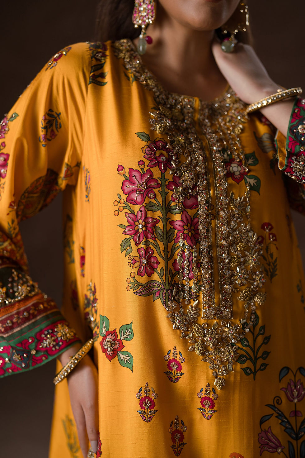 Thumbnail: Eastern Beauty Kaftan Set (D-03)

