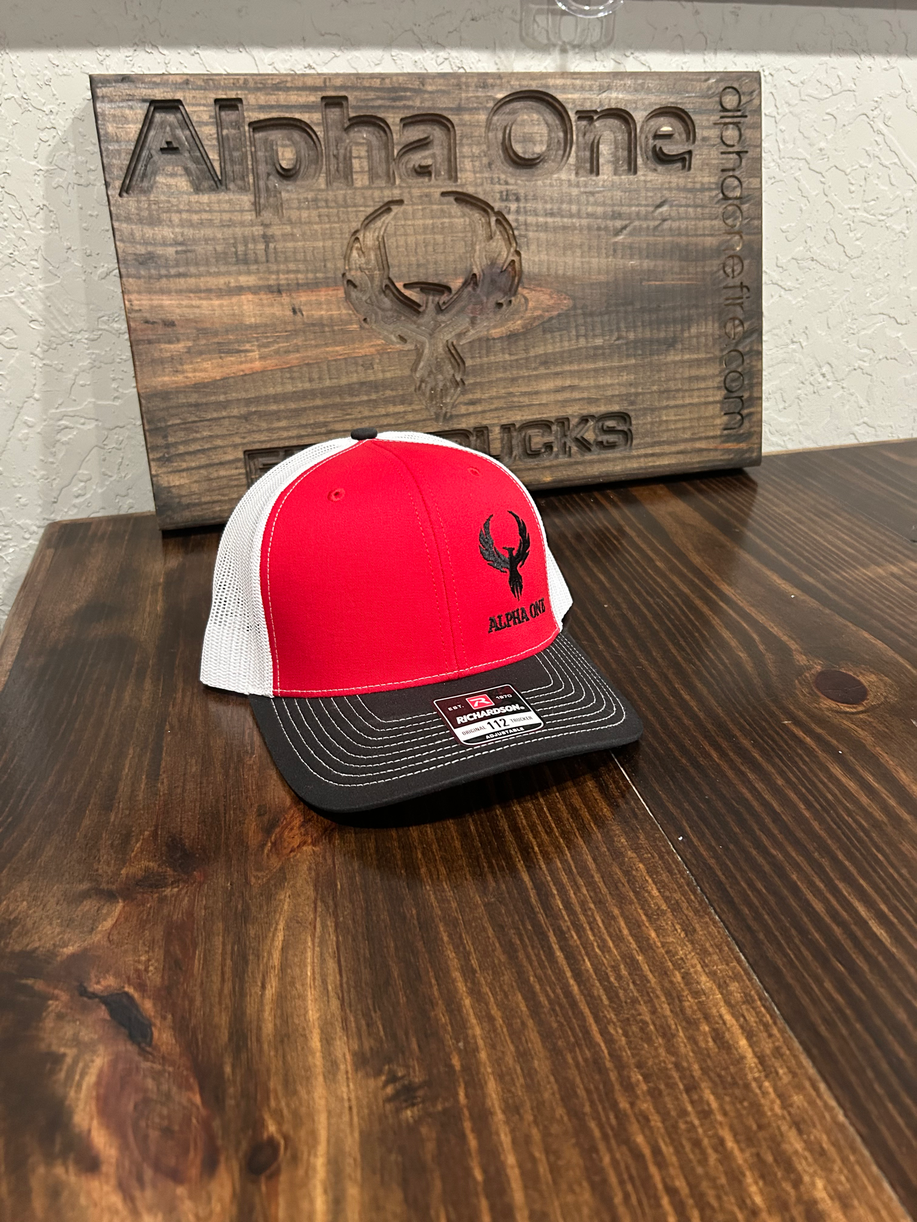 Red/ Black/ White Phoenix Hat