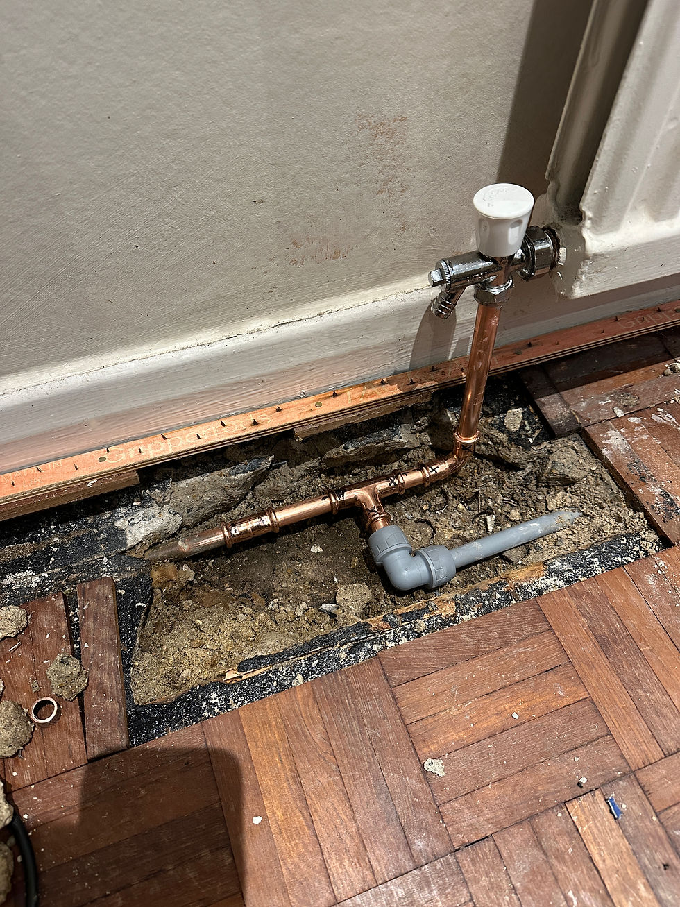 Under Floor Leak