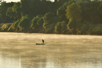 Zambia river landscape