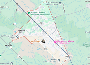 Google Maps view of Bolton, Ontario – service area for Velora Water Systems luxury residential and light commercial water filtration