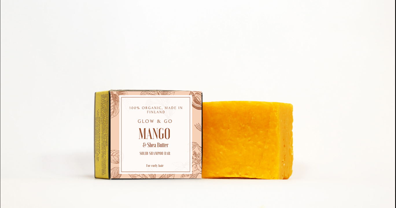 Solid Shampoo Bar Mango & Shea Butter - Curly Hair (20 pieces)
