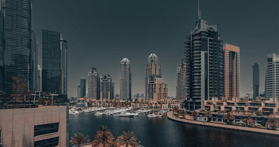 Dubai skyline representing the UAE's fast-growing innovation ecosystem and global business hub.