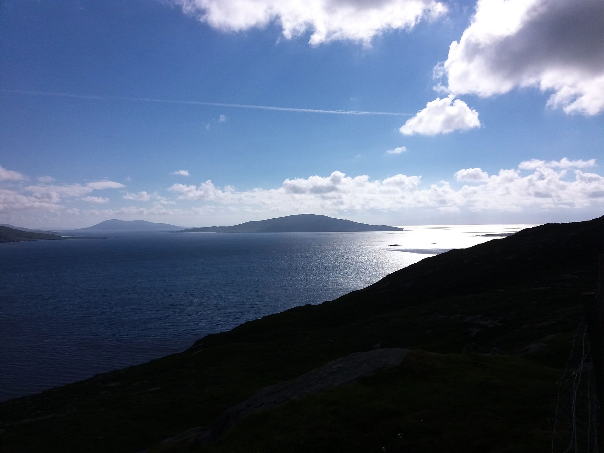 pohled na Severní Uist z Harrisu