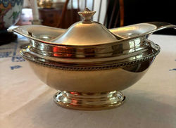 Silver Plated Sauce Tureen w/cover