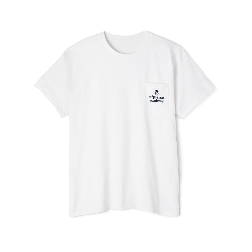Thumbnail: Pocket Tee — Minimalist 'Peace & Kindness' Chest Pocket T-Shirt