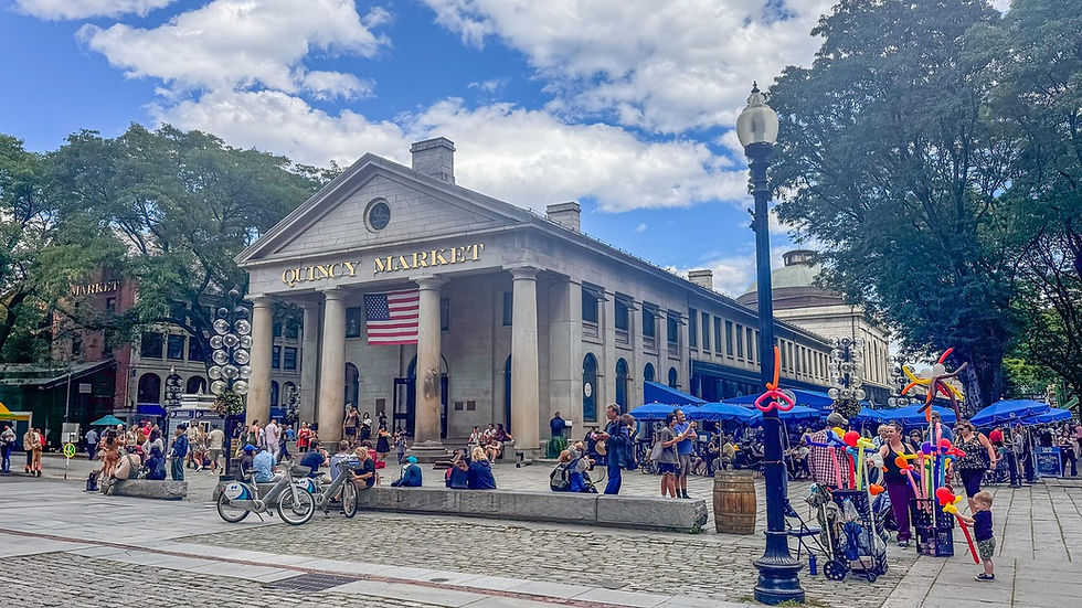 Boston's Quincy Market is a hub for all things food.