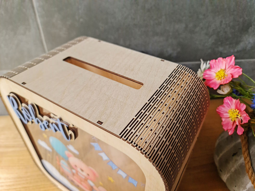 Miniatură: CB-003 Cutie din lemn pentru colectarea plicurilor la cumetrie baiat