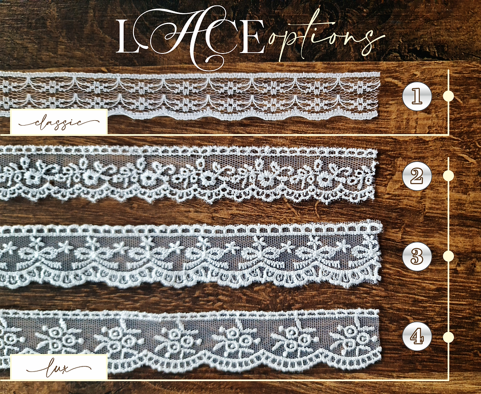 Miniatură: IN-120 Invitație de nuntă cu dantelă de lux