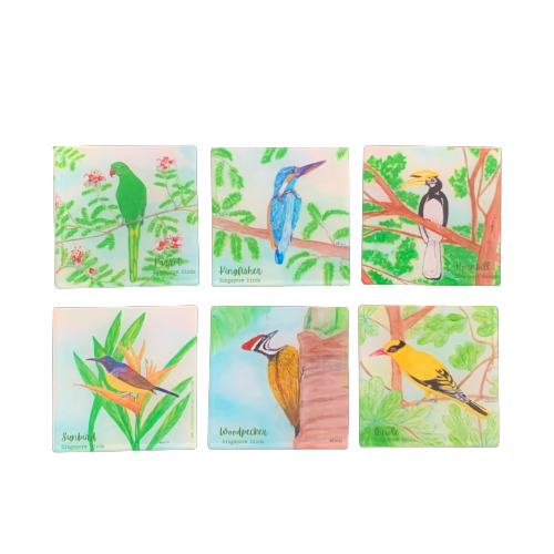 Thumbnail: Singapore birds Magnets, minimum 4