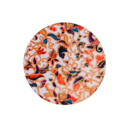 Thumbnail: Singapore Batik Round Coasters, Mix & Match, Set of 4