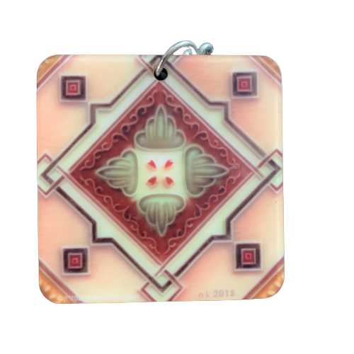 Thumbnail: Peranakan Tile Keychains, minimum 4