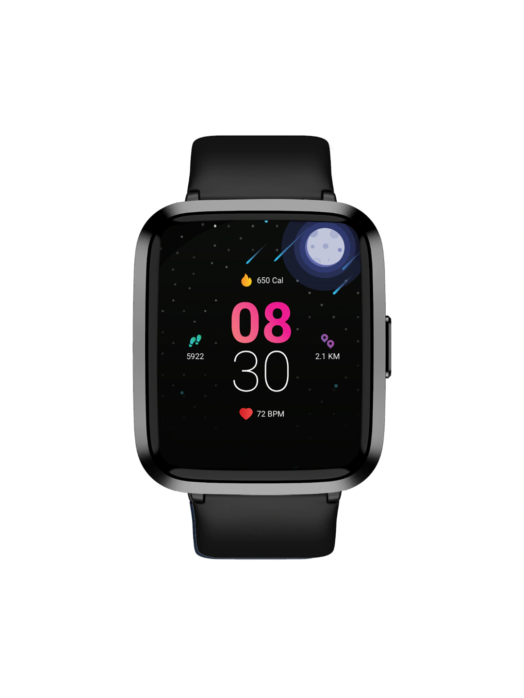 boAT Unisex Black Storm M Smart Watch