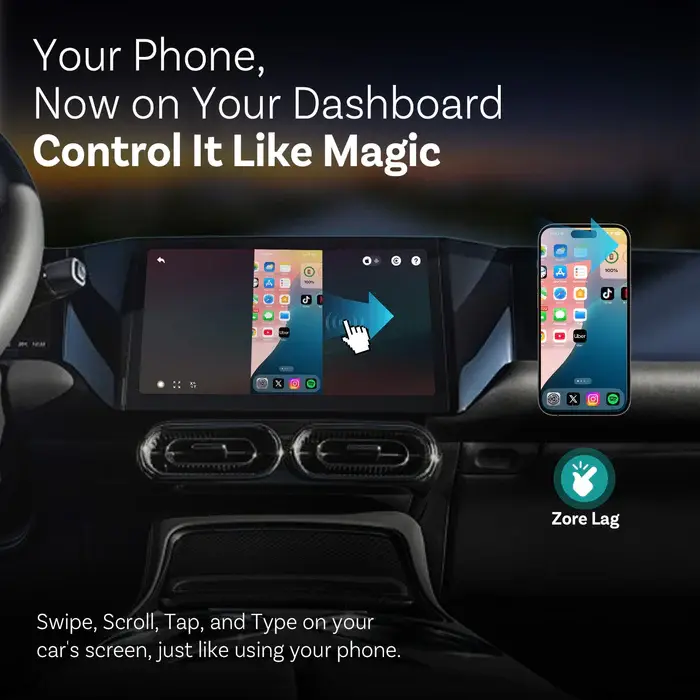 Thumbnail: Mirror Touch Wireless CarPlay Adapter