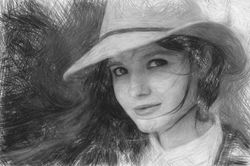 Detailed B&W Sketch