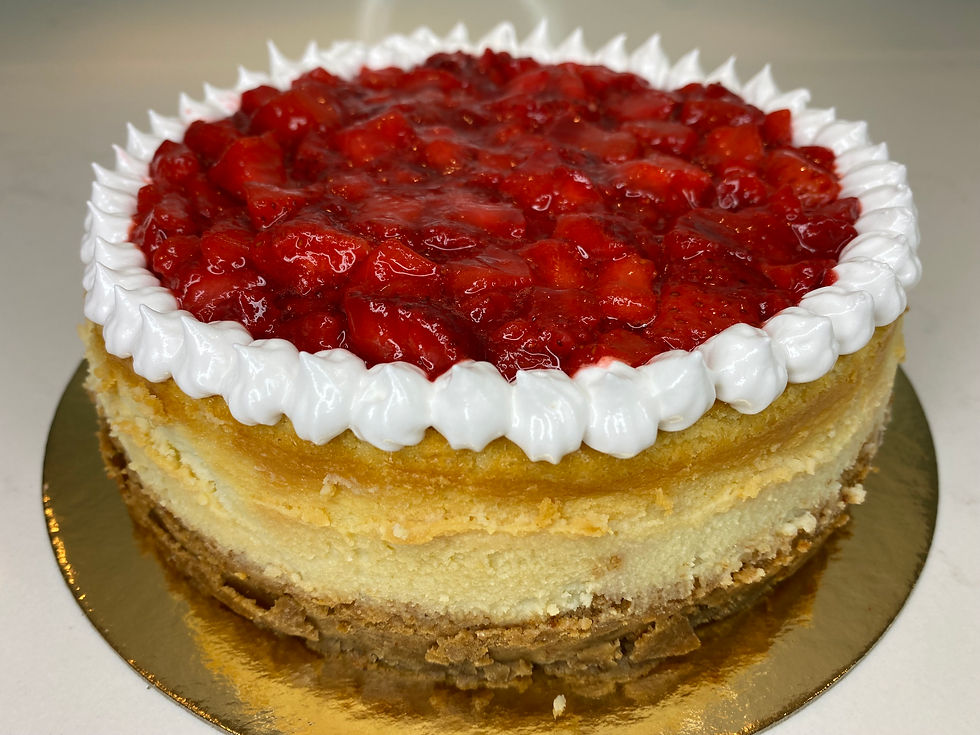 Strawberry Cheesecake w/ Italian Meringue