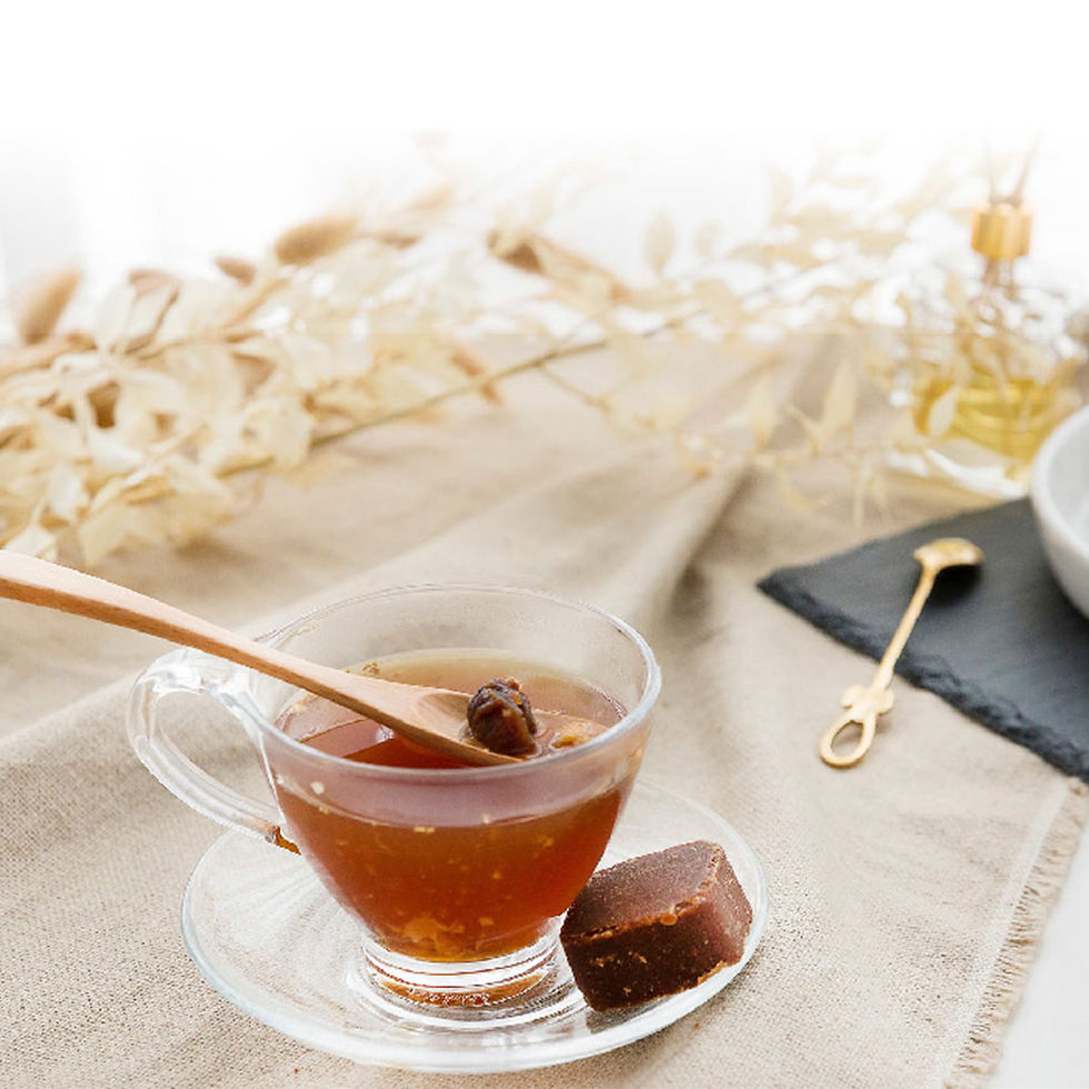 Thumbnail: A cup of Tang Ding 2 in 1 Brown Sugar Aged Ginger Tea on the table