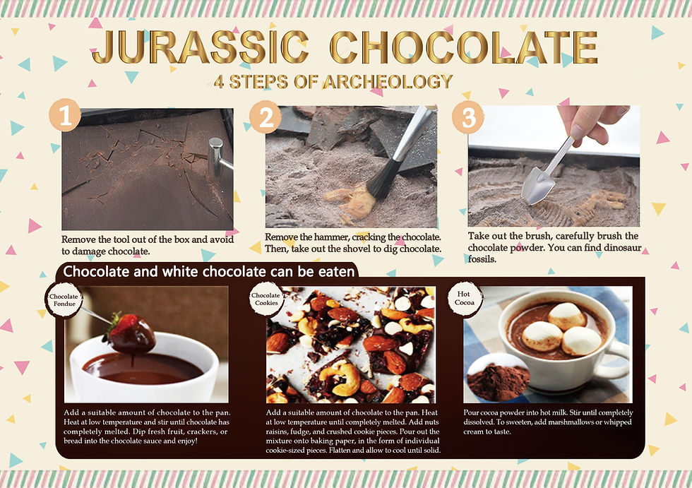 Thumbnail: Instructions on how to play and eat the Jurassic Chocolate
