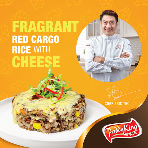 Fragrant Red Cargo Rice with Cheese