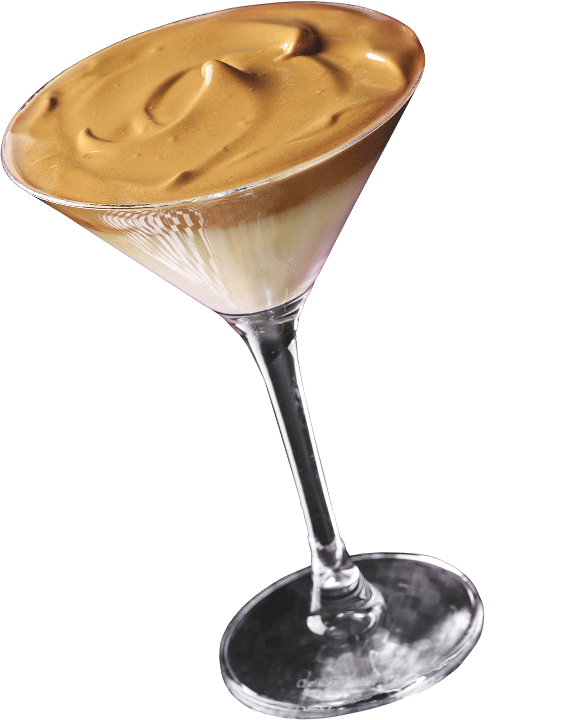 An animated gif of a K-Pouch Cocktail Dalgona Cocktail