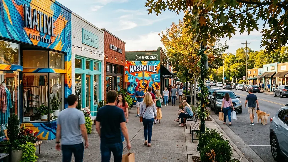 Nashville 12 South neighborhood shopping district