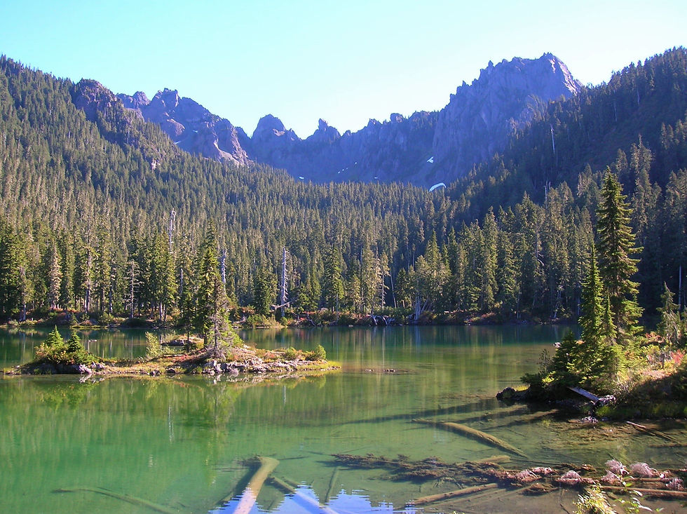 Flapjack lakes in Lake Cushman, WA
