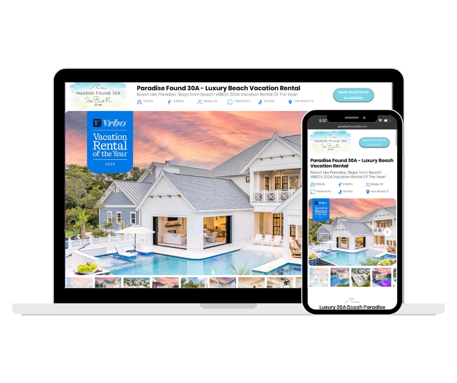 STR direct booking website