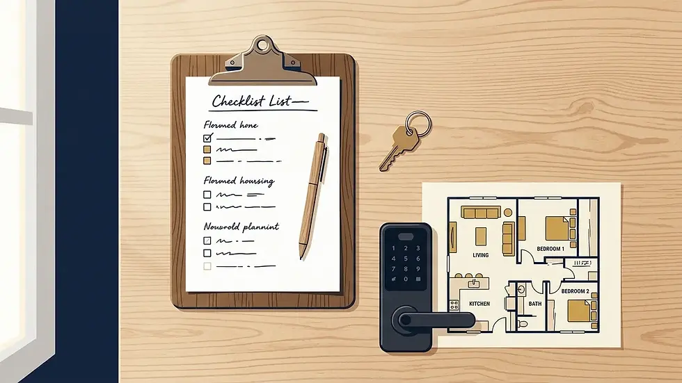 short term rental onboarding checklist for property management