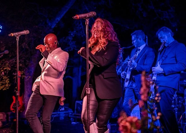 Uptown Drive performing at a San Antonio corporate event