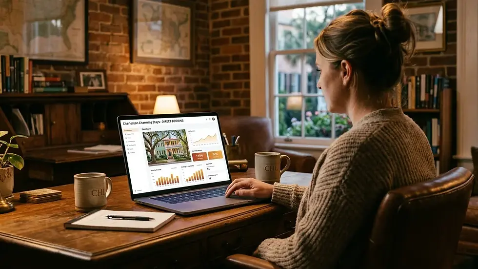 Direct booking website for vacation rentals analytics setup