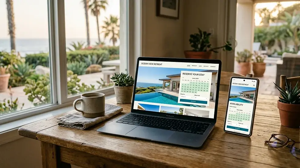 Direct booking website strategy to increase vacation rental revenue