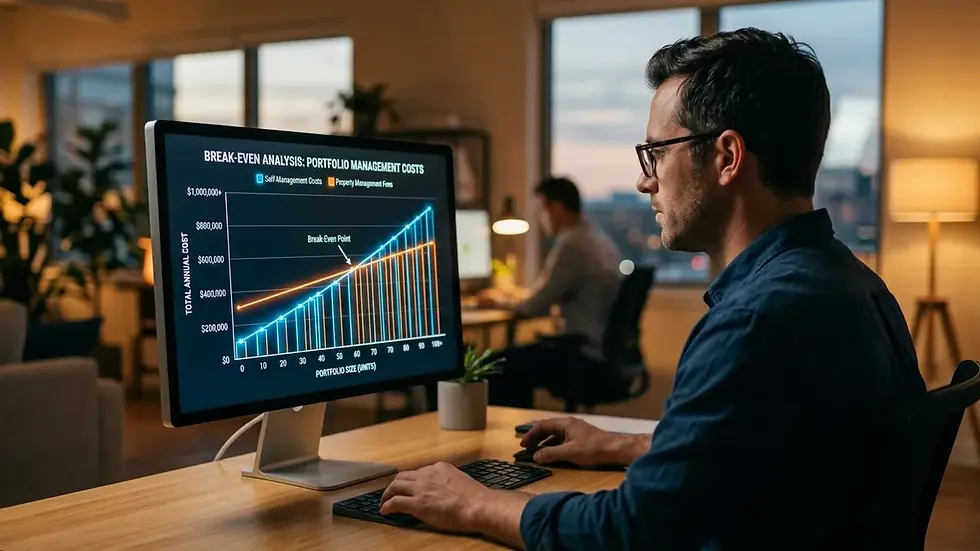 break-even analysis for hiring a property manager