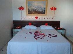 Cama decorada