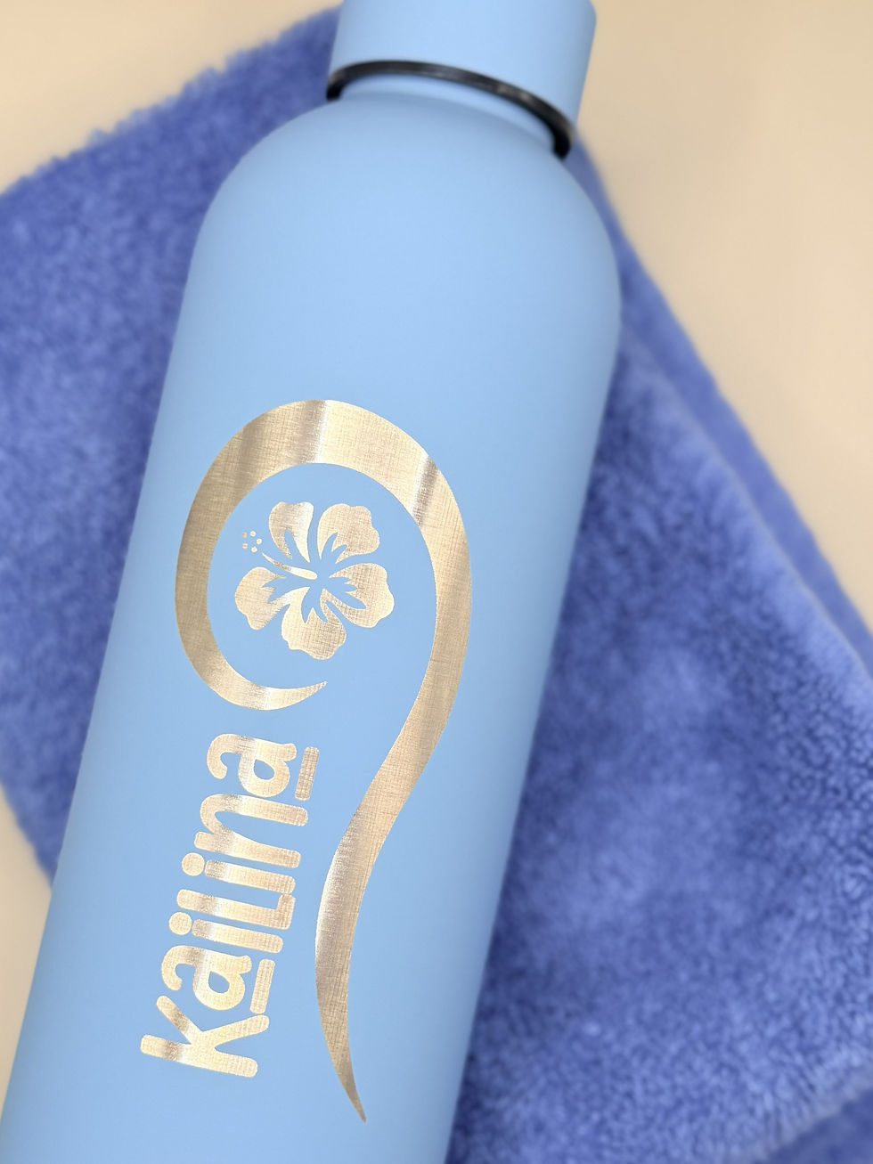 Custom business logo engraved stainless steel drink bottle