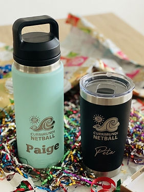 personalised yeti rambler bottle and tumbler as sport gift