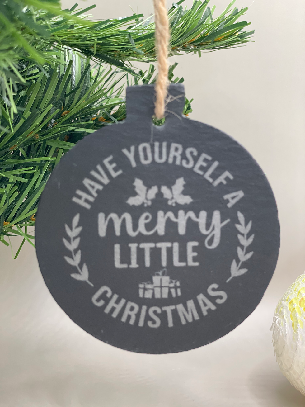 Thumbnail: Slate Christmas ornaments bauble