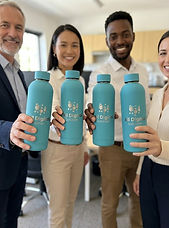 team-with-branded-drink-bottles