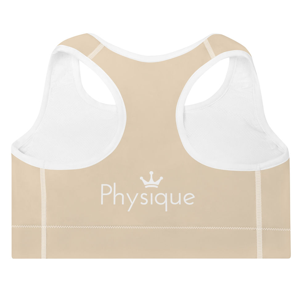 Thumbnail: Physique Cream's Padded Sports Bra V.I