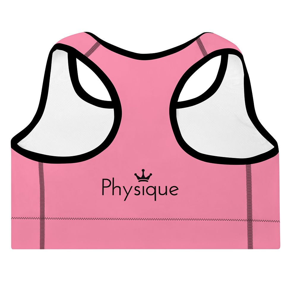 Thumbnail: Physique Pink's Padded Sports Bra V.I