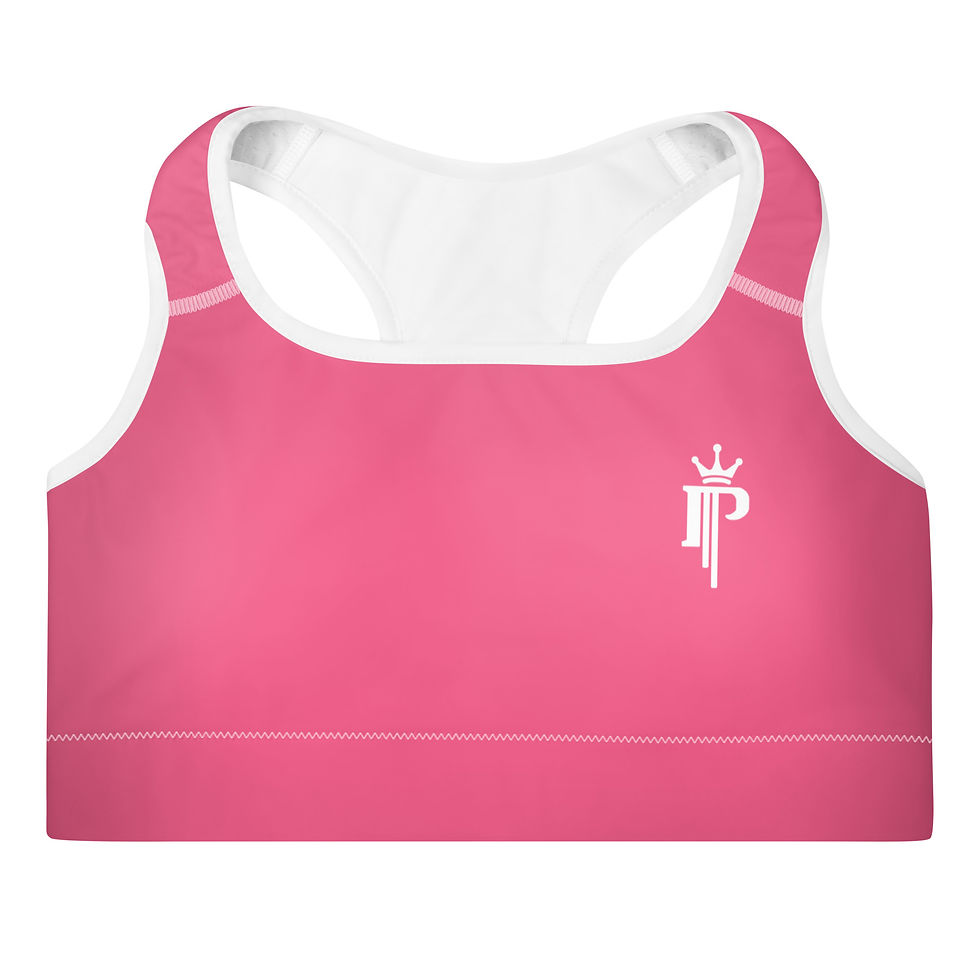 Thumbnail: Physique Pink's Padded Sports Bra V.I