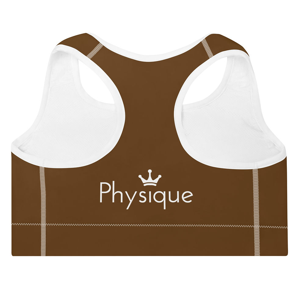 Thumbnail: Physique Chocolate's Padded Sports Bra V.I