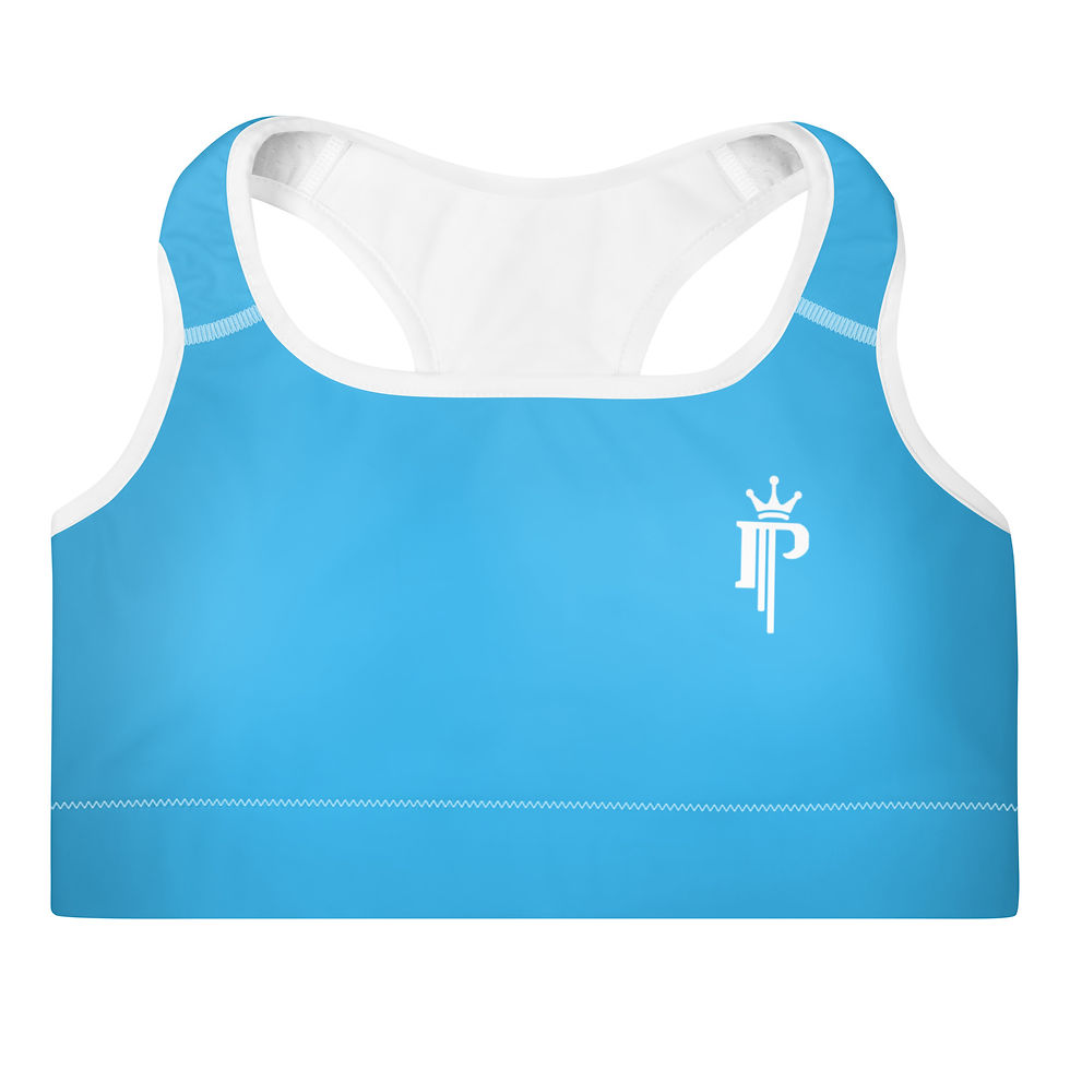 Thumbnail: Physique Blue's Padded Sports Bra V.I