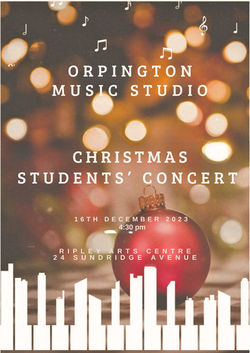 Christmas Students' Concert 2023 Poster