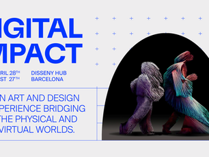 Digital Impact is opening tomorrow at Disseny Hub Barcelona! 🪐