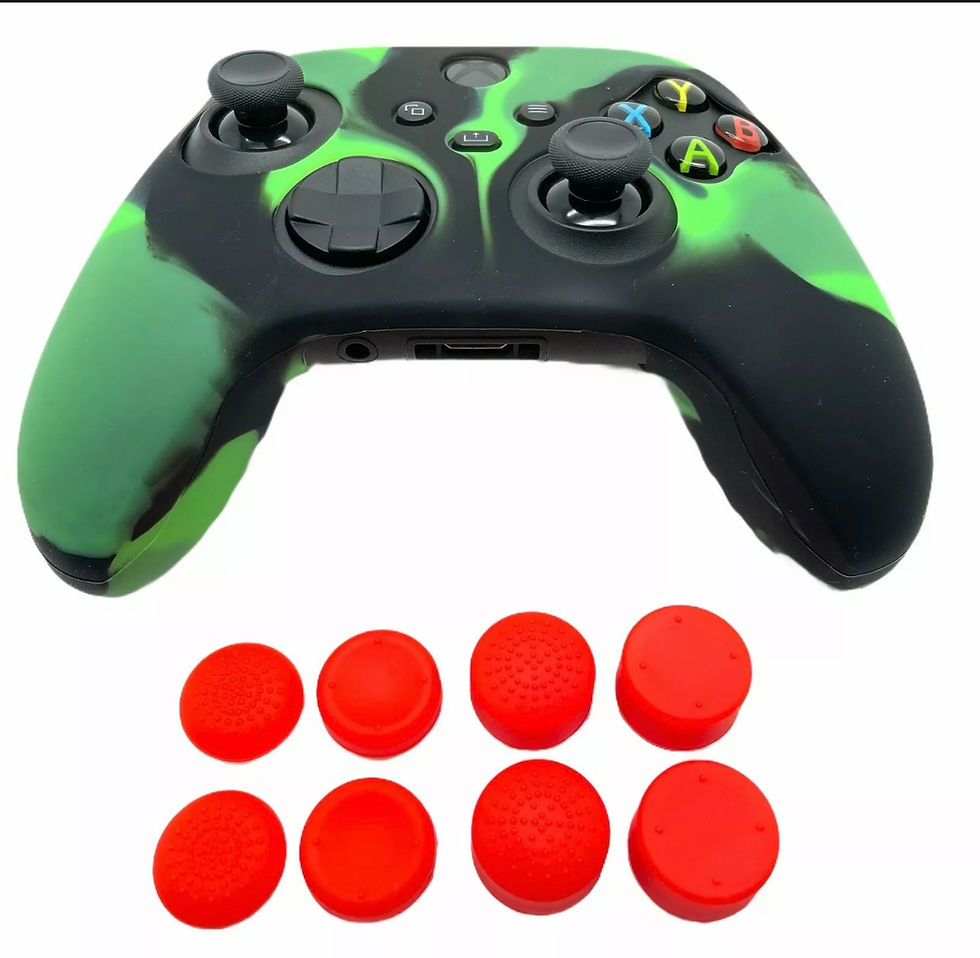 Thumbnail: 8 Pack Extenders Thumbstick Covers Grips For Xbox And PlayStation